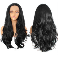 Peruca Long Wavy Black 